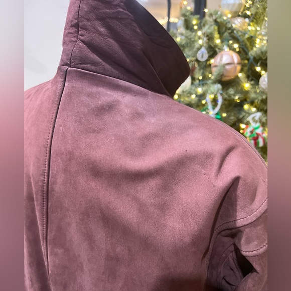 Vintage Leather Aviator Bomber Style Jacket - Picture 7 of 10